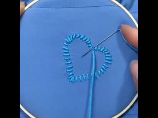 Красиво зашили дырочку