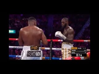 Deontey wilder vs luis ortiz round7 ko! boom!