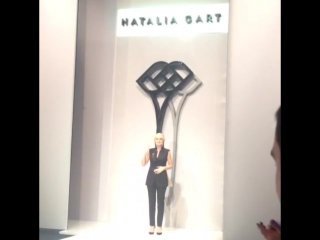 Natalia gart last show on the fashion week