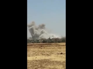 Сирийская авиация наносит удары по позициям боевиков исламского государства в долине ярмук на юго западе сирии