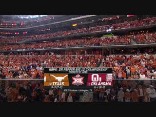 Ncaaf 2018 / big xii championship / (14) texas longhorns (6) oklahoma sooners / 1н / en