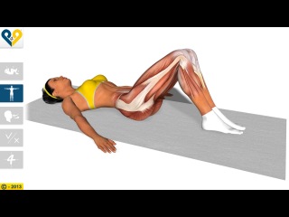 Passion4profession растяжка поясницы с вращением колен