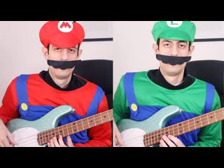 Davie504 peaches (jack black bass cover / ost «the super mario bros movie»)