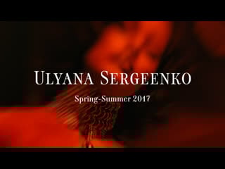 Ulyana sergeenko ss17 for vogue russia