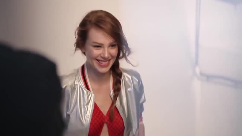 Elçin sangu for boyner ❤ photoshoot (backstage) ❤