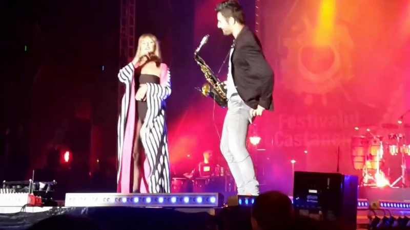 Alexandra stan improvisation (baia mare) cameltoe