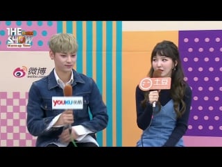 160920 the show warm up time guest mc minhyun wendy cut