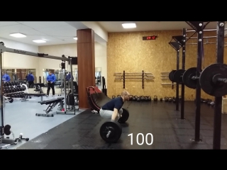 Power snatch 100kg