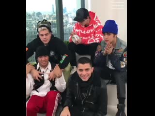 Cnco on talk stoop with nessa