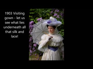 Dressing edwardian lady 1900s