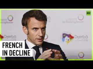 French language in decline in africa – macron