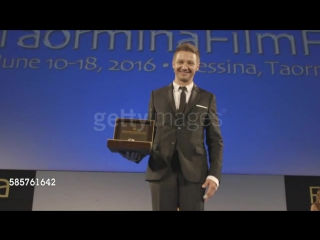 Jeremy renner at 62nd taormina film fest on june 17, 2016 in taormina, italy