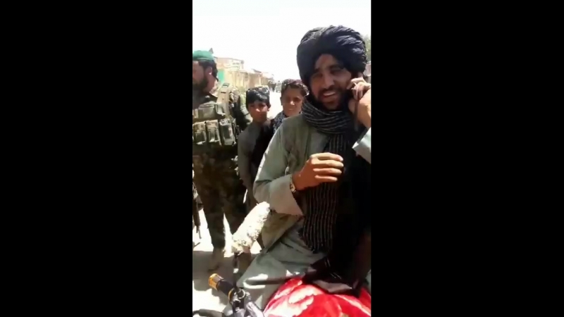 Afghanistan day 1 of the ceasefire talibans and soldiers look like cronies