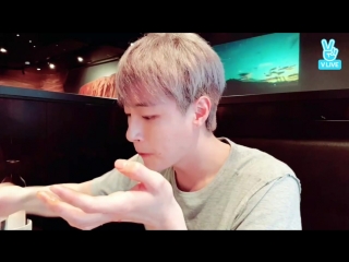 [v live] 170601 [ minwoo ] delicious food from seo minwoo