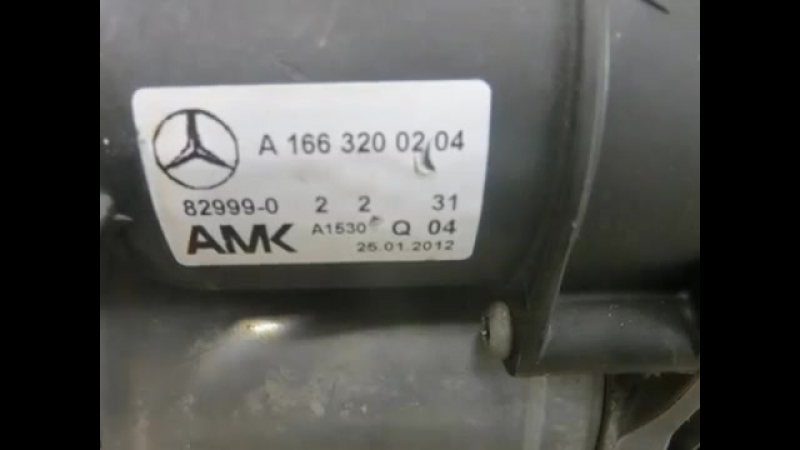 Компрессор пневмоподвески мерседес мл гл 166 насос подвески mercedes w166 x166 a1663200104