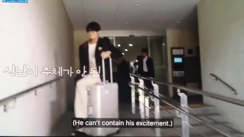 Tae porn video – Taehyung looks like a big baby riding the suitcase he needs to be protected (( #tae updates