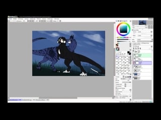 Enamored kukuri arpg speedpainting by lumy owl