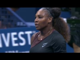 Sealed with an ace! @serenawilliams prevails under the lights to defeat pliskova 6 4, 6 3! she'll face sevastova in the semifi