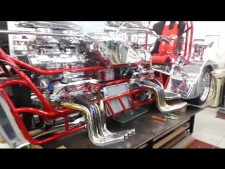 Boss hoss concepts trike with twin blown motors