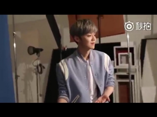 170630 luhan @ ofo photoshoot bts