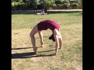 Joe martinho little contribution to the acro session in the park