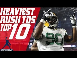Top 10 heaviest players to rush for a td in the super bowl era #tdtuesday nfl highlights