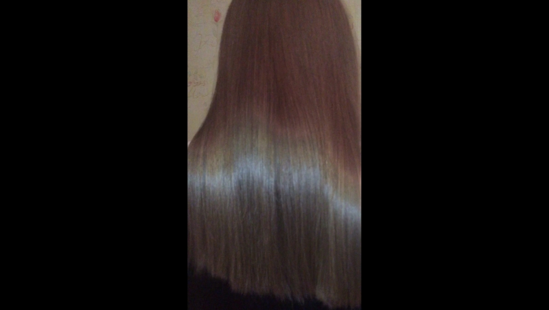 Эффект после ботокса для волос 💛💙