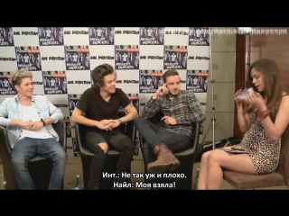 Interview with one direction telehit [rus sub]