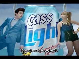 Cl ve lee dong wook в рекламе cass light reklamı [tükçe altyazılı]