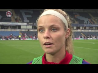 After a dream debut for the #lionesses, @racheldaly3 spoke to fatv about #england's 7 0 win over serbia