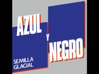 Azul y negro semilla glacial