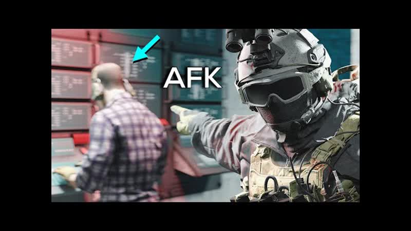 What the npc sees when the player goes afk