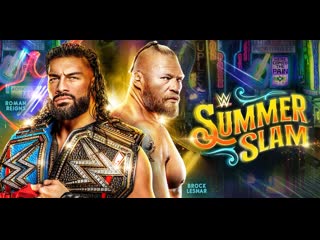 Wwe roman reigns vs brock lesnar summer slam 2022 (world wrestling wwe aew)