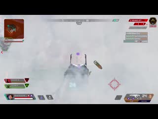 The best clutch of my apex career and my highest damage game ever at 2600+! i know that's not much for some but i am really prou