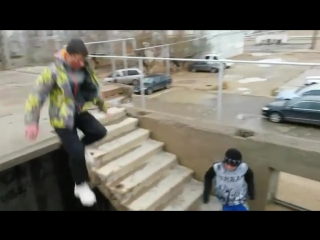 Parkour in baikonur