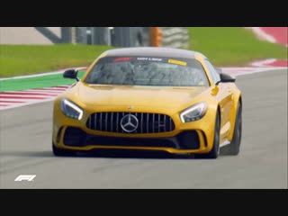 Millie bobby browns lap with lewis hamilton ¦ f1 pirelli hot laps