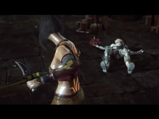 [timesh singh] mortal kombat x all fatalities on golden suit cassie cage