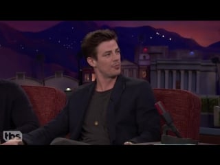 Grant gustin is flattered by stewie’s crush on him