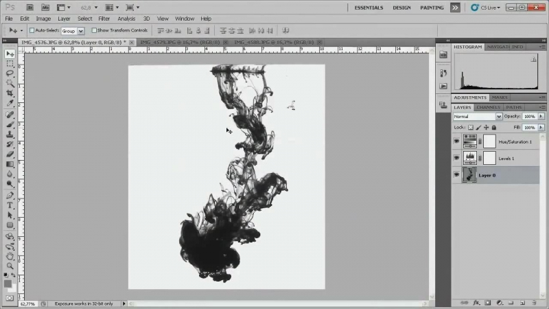 Чернила в воде фотосъемка shooting ink drops from start to finish photo premium preview
