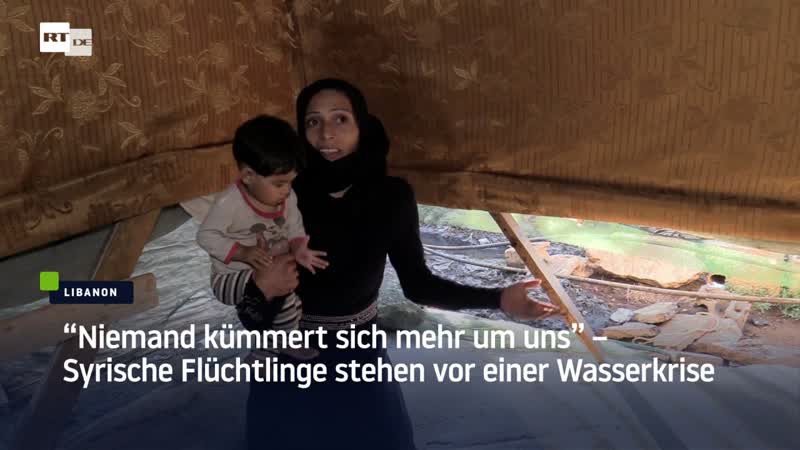 "niemand kümmert sich mehr um uns" – syrische flüchtlinge stehen vor einer wasserkrise