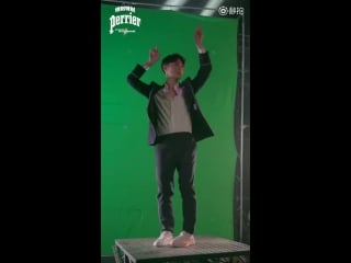 180721exo lay perrier巴黎水 weibo update