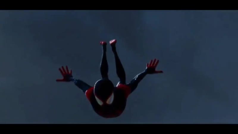 Spider man miles morales в стиле «человека паука через вселенные»