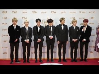 110118 bts 32nd golden disk awards red carpet