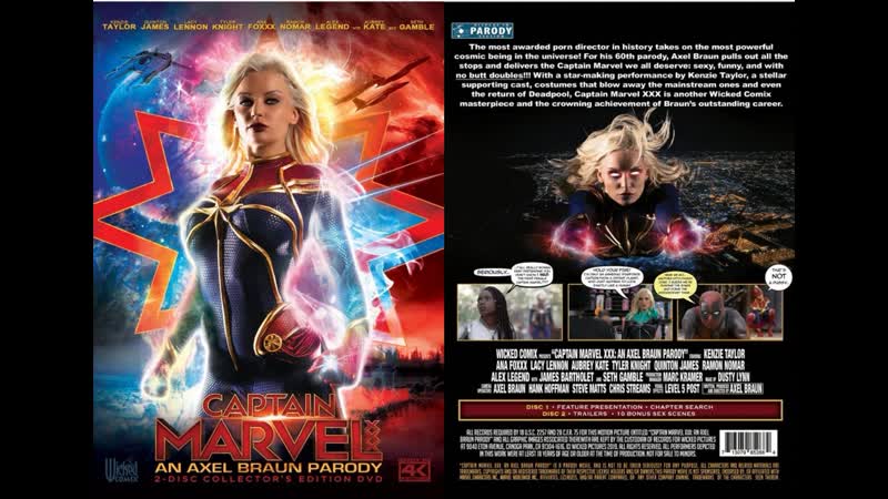 Капитан марвел xxx с участием aubrey kate, kenzie taylor, ana foxxx, lacy lennon \ captain marvel xxx (2019)