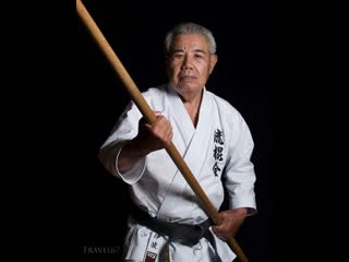 Kaicho kotaro iha, ryukyu kobudo ryukonkai, performed choun no kun