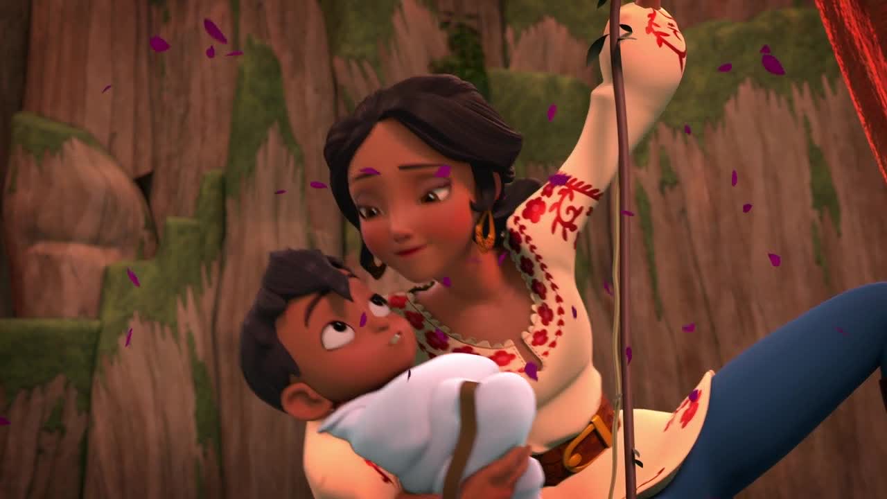 Elena discovers a secret chamber of pleasure