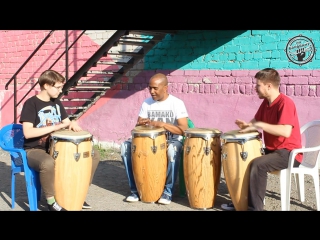 Первый раз играем настоящую кубинску румбу