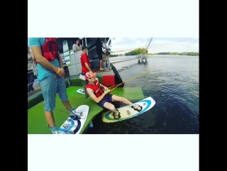 Wakeboard first time ever