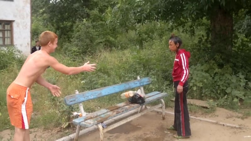 Унизили гопницу наркоманку