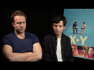 Rafe spall and asa butterfield exclusive interview x y